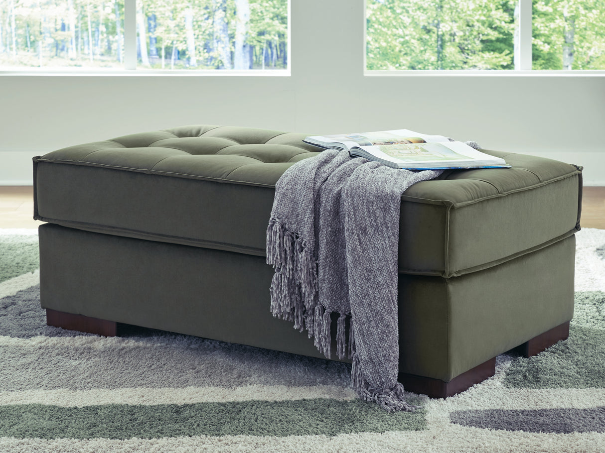 Furniture City Houma - Ashley Furniture - Caspian-Town Oversized Accent Ottoman - Oversized Accent Ottoman / Olive - PC6170208