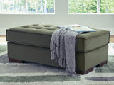 Furniture City Houma - Ashley Furniture - Caspian-Town Oversized Accent Ottoman - Oversized Accent Ottoman / Olive - PC6170208