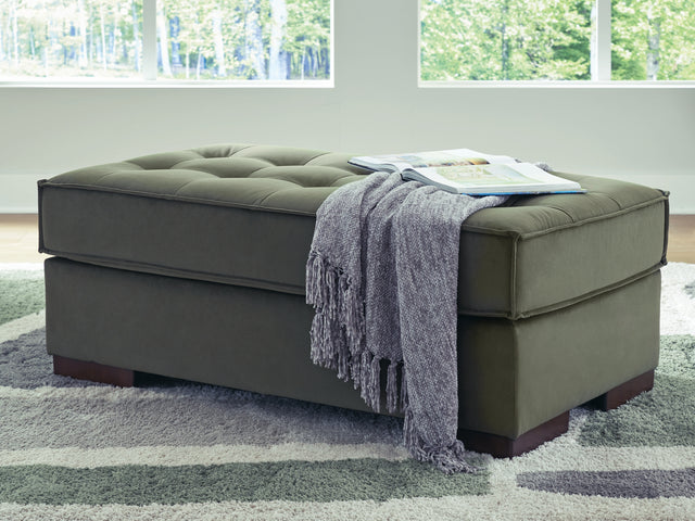 Furniture City Houma - Ashley Furniture - Caspian-Town Oversized Accent Ottoman - Oversized Accent Ottoman / Olive - PC6170208