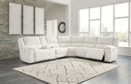 Furniture City Houma - Ashley Furniture - Keensburg 3-Piece Power Reclining Sectional - 3-Piece Power Reclining Sectional / Linen - 61807S1