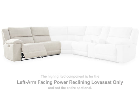 Furniture City Houma - Ashley Furniture - Keensburg Left-Arm Facing Power Reclining Loveseat - LAF Reclining Power Loveseat / Linen - 6180763