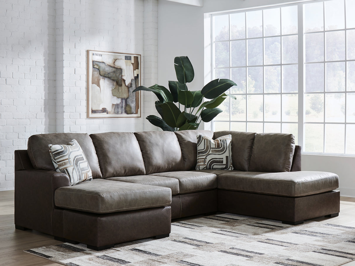 Furniture City Houma - Ashley Furniture - Castille Way 2-Piece Sectional with Chaise - LAF 2-Piece Sectional with Chaise - PC62703S2