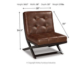 Sidewinder - Accent Chair - Brown