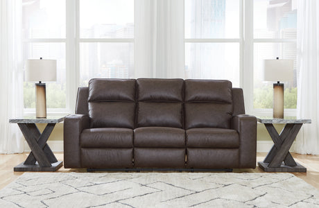 Furniture City Houma - Ashley Furniture - Lavenhorne Reclining Sofa with Drop Down Table - REC Sofa w/Drop Down Table - 6330689