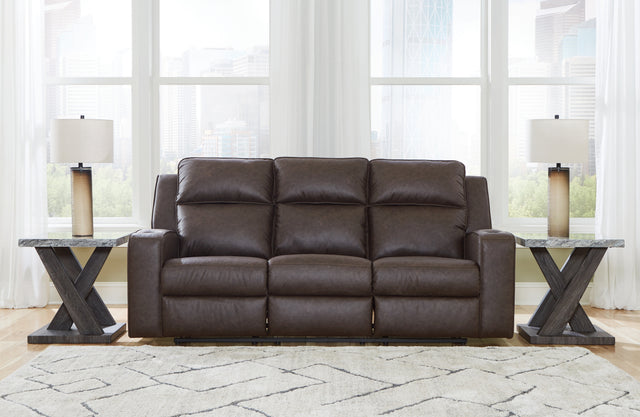 Furniture City Houma - Ashley Furniture - Lavenhorne Reclining Sofa with Drop Down Table - REC Sofa w/Drop Down Table - 6330689