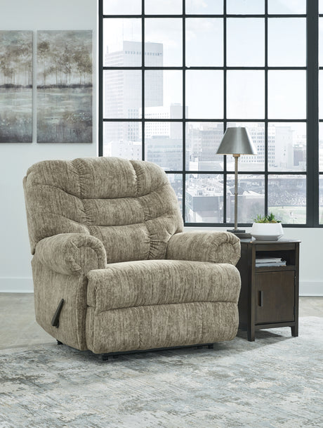 Furniture City Houma - Ashley Furniture - Movie Man Recliner - Zero Wall Recliner / Taupe - 6380329