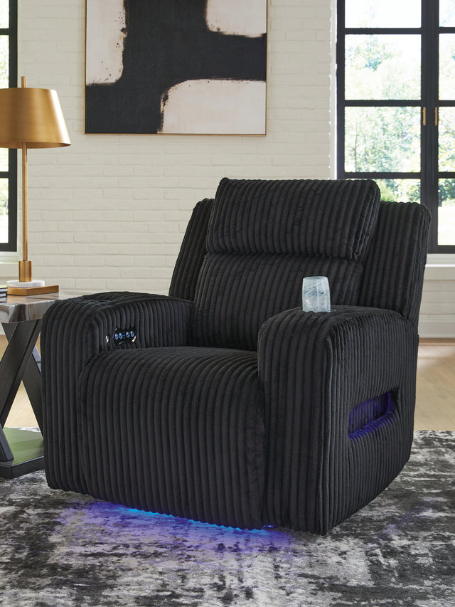 Furniture City Houma - Ashley Furniture - Forest Lake Power Recliner - PWR Recliner/ADJ Headrest - PC6420213