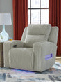 Furniture City Houma - Ashley Furniture - Forest Lake Power Recliner - PWR Recliner/ADJ Headrest / Black - PC6420213