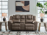 Furniture City Houma - Ashley Furniture - Lowilla Reclining Loveseat with Console - DBL Rec Loveseat w/Console - PC6450694
