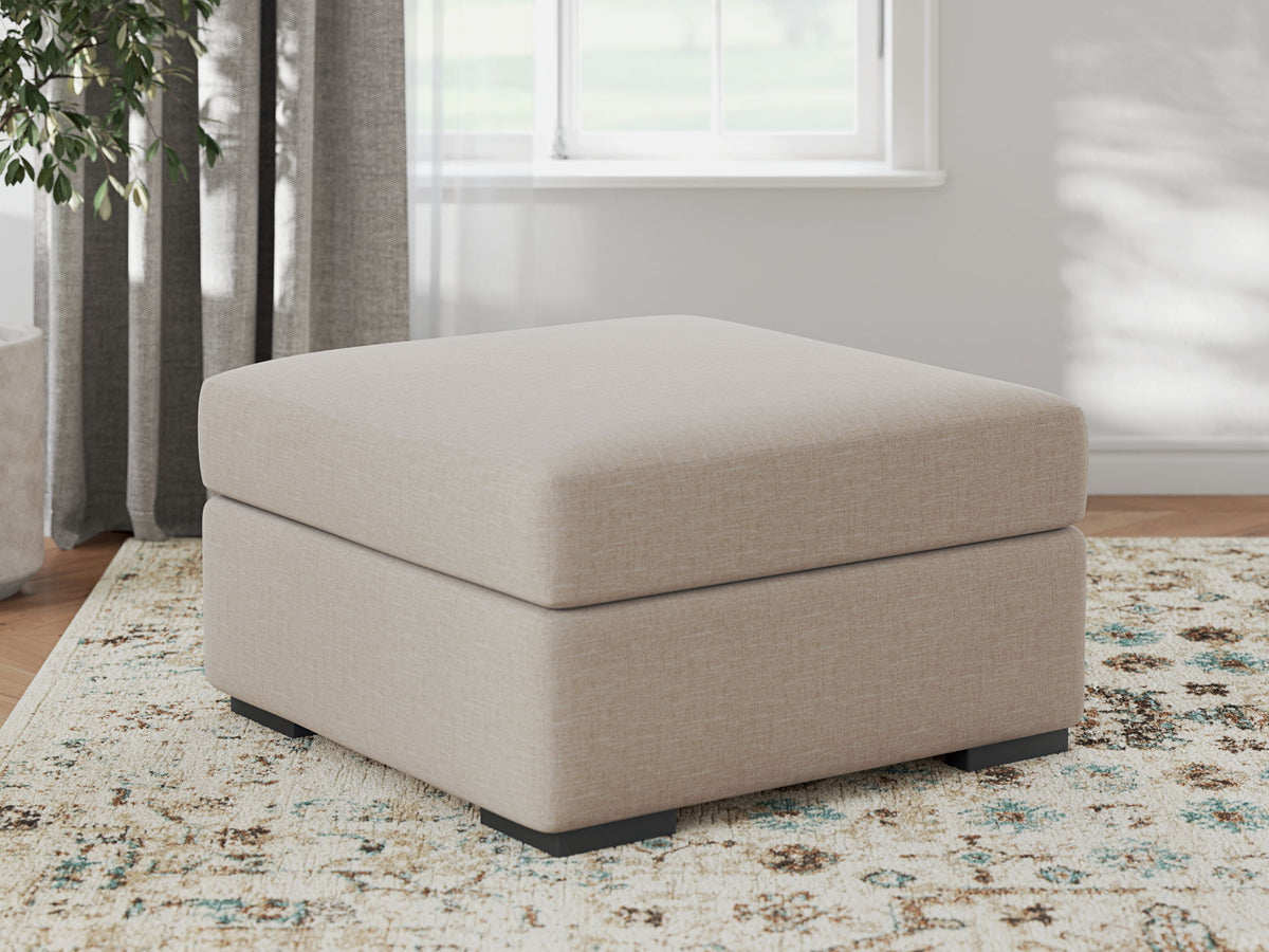LadyMae - Oversized Accent Ottoman - Twill