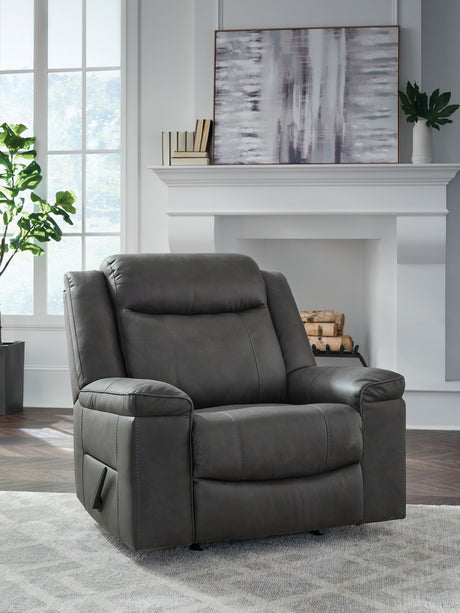Furniture City Houma - Ashley Furniture - Status Check Recliner - Rocker Recliner / Caramel - PC6530825