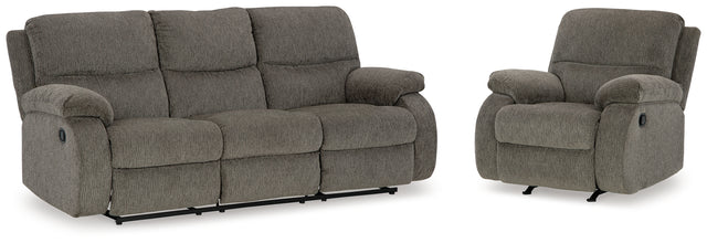 Furniture City Houma - Ashley Furniture - Scranto Reclining Sofa and Recliner - Reclining Sofa and Recliner - 66502U4