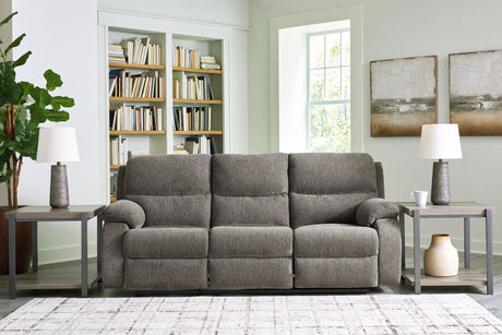 Furniture City Houma - Ashley Furniture - Scranto Reclining Sofa - Reclining Sofa / Brindle - 6650288