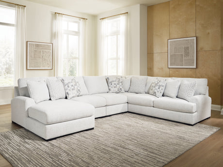 Furniture City Houma - Ashley Furniture - Misty-Lakes 5-Piece Sectional with Chaise - 5-Piece Sectional with Chaise - PC66906S12