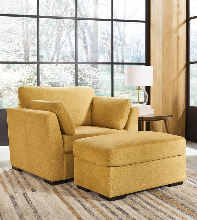 Furniture City Houma - Ashley Furniture - Keerwick Oversized Chair and Ottoman - Oversized Chair and Ottoman - 67506U2