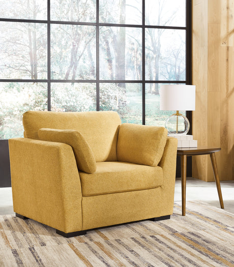 Furniture City Houma - Ashley Furniture - Keerwick Oversized Chair - Chair and a Half / Sunflower - 6750623