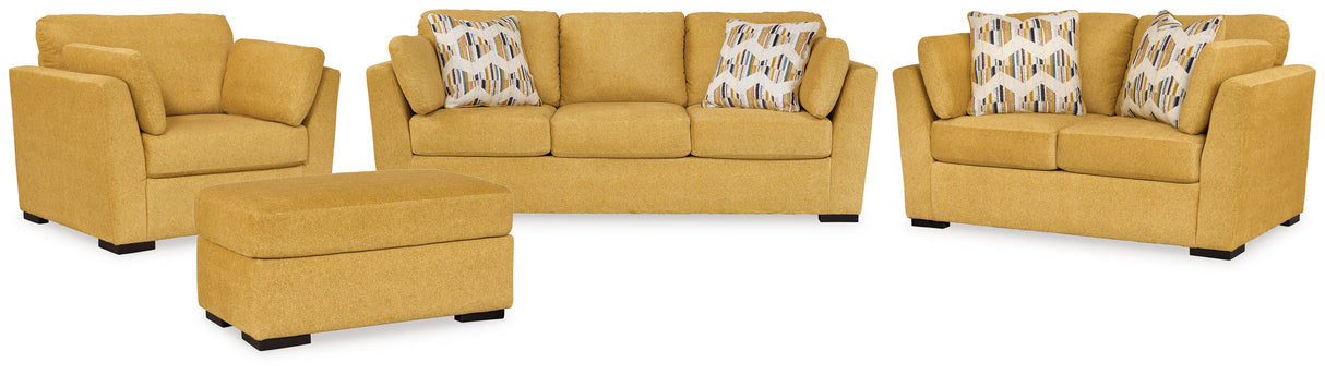 Keerwick Sofa, Loveseat, Oversized Chair and Ottoman