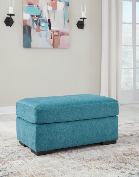 Furniture City Houma - Ashley Furniture - Keerwick Ottoman - Ottoman / Teal - 6750714
