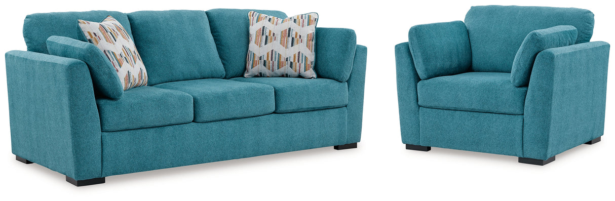 Furniture City Houma - Ashley Furniture - Keerwick Sofa and Oversized Chair - Sofa and Oversized Chair - 67507U5