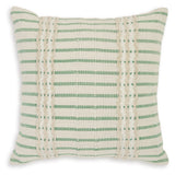 Rowton - Pillow (Set of 4) - White / Green