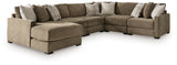 Camellia-Court 6-Piece Sectional with Chaise