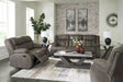 Furniture City Houma - Ashley Furniture - First Base Reclining Sofa, Loveseat and Recliner - Reclining Sofa, Loveseat and Recliner - 68804U2