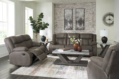 Furniture City Houma - Ashley Furniture - First Base Reclining Sofa, Loveseat and Recliner - Reclining Sofa, Loveseat and Recliner - 68804U2