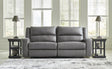 Furniture City Houma - Ashley Furniture - Brixworth Reclining Sofa - 2 Seat Reclining Sofa / Slate - 6910681