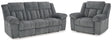Furniture City Houma - Ashley Furniture - Tip-Off Power Reclining Sofa and Recliner - Power Reclining Sofa and Recliner - 69304U3
