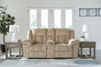Furniture City Houma - Ashley Furniture - Tip-Off Power Reclining Loveseat - PWR REC Loveseat/CON/ADJ HDRST / Wheat - 6930518
