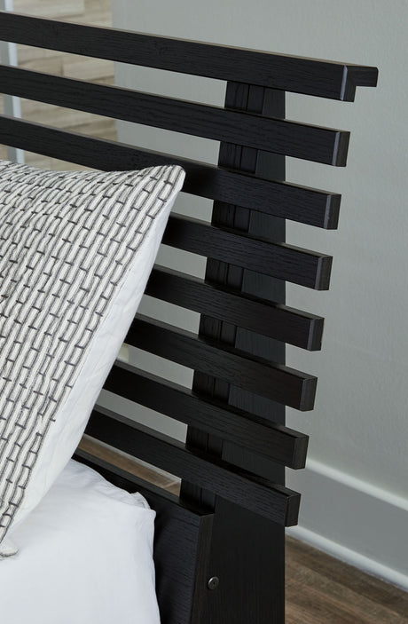 Danziar - Full Slat Headboard - Black