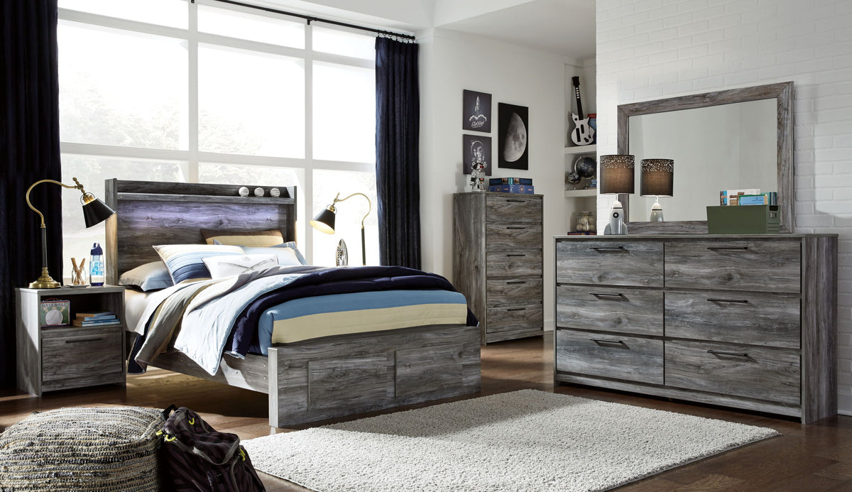 Baystorm - Panel Bedroom Set - Gray