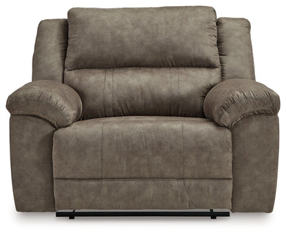 Laresview - Zero Wall Wide Seat Recliner - Fossil