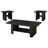 Furniture City Houma - Coaster - Rodez 3-piece Engineered Wood Coffee Table Set Black Oak - 700345