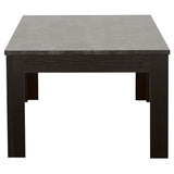 Rhodes 3-piece Faux Marble Top Coffee Table Set Grey