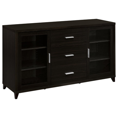 Furniture City Houma - Coaster - Lewes 2-door Engineered Wood 60-inch TV Stand Cappuccino - 700881