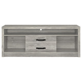Burke 3-piece 59-inch TV Entertainment Center Grey Driftwood