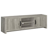 Furniture City Houma - Coaster - Burke 2-door Engineered Wood 71-inch TV Stand Grey Driftwood - 701025
