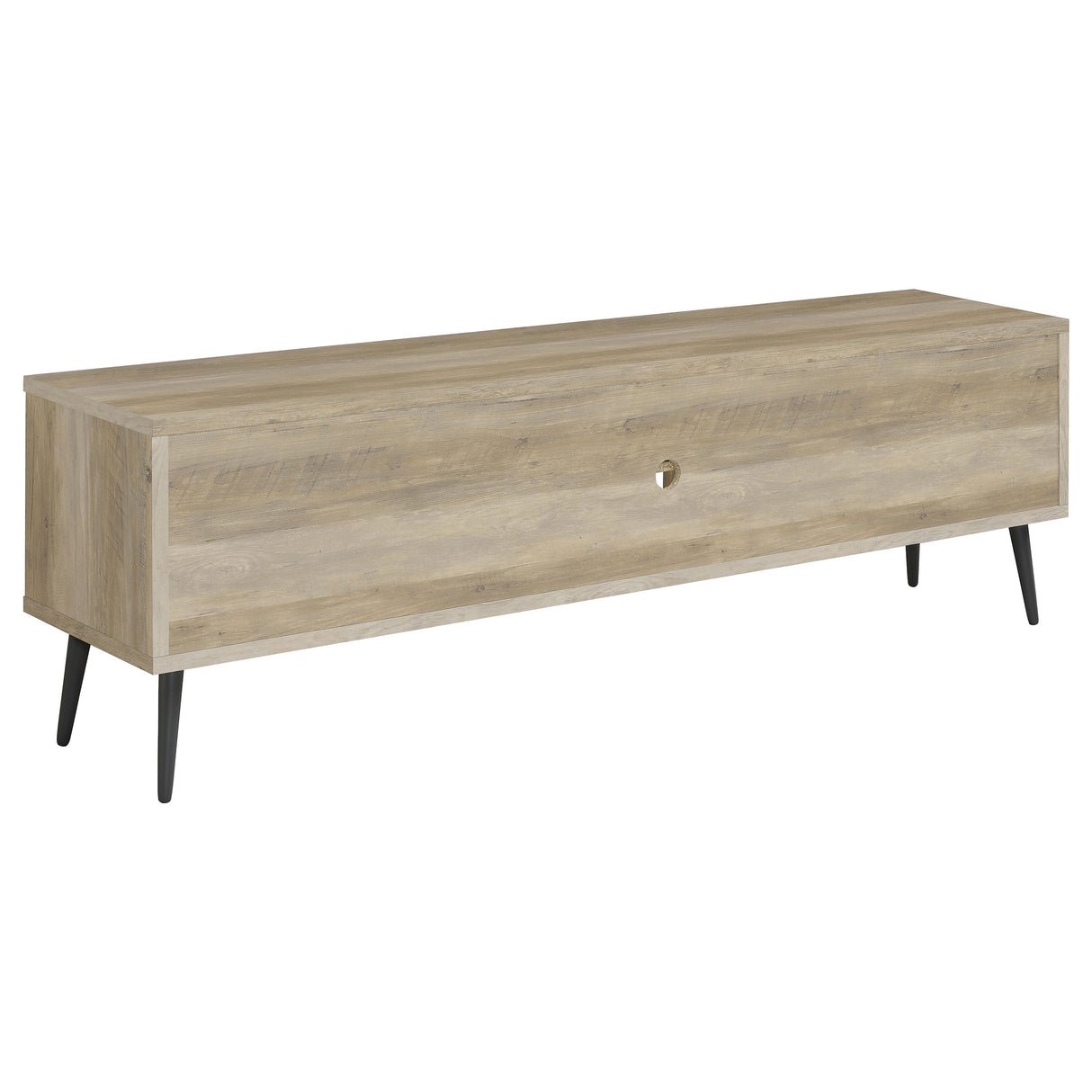 Allie 2-door Engineered Wood 71-inch TV Stand Distressed Pine