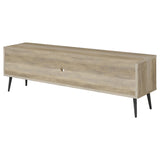 Allie 2-door Engineered Wood 71-inch TV Stand Distressed Pine