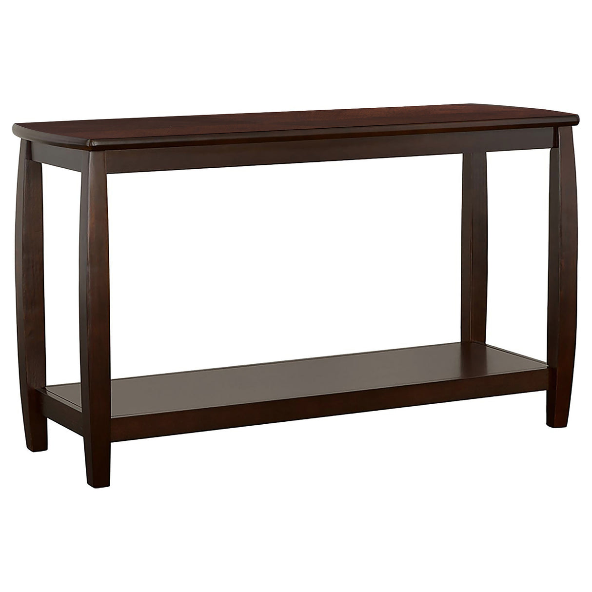 Furniture City Houma - Coaster - Dixon Wood Entryway Console Table with Shelf Cappuccino - 701079