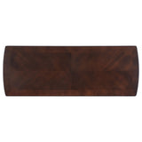 Dixon Wood Entryway Console Table with Shelf Cappuccino