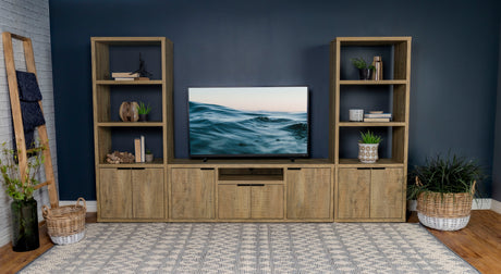 Furniture City Houma - Coaster - Tabby 3-piece 60-inch TV Entertainment Center Mango - 701702-SET