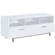 Furniture City Houma - Coaster - Casey 2-drawer Engineered Wood 60-inch TV Stand White - 701972