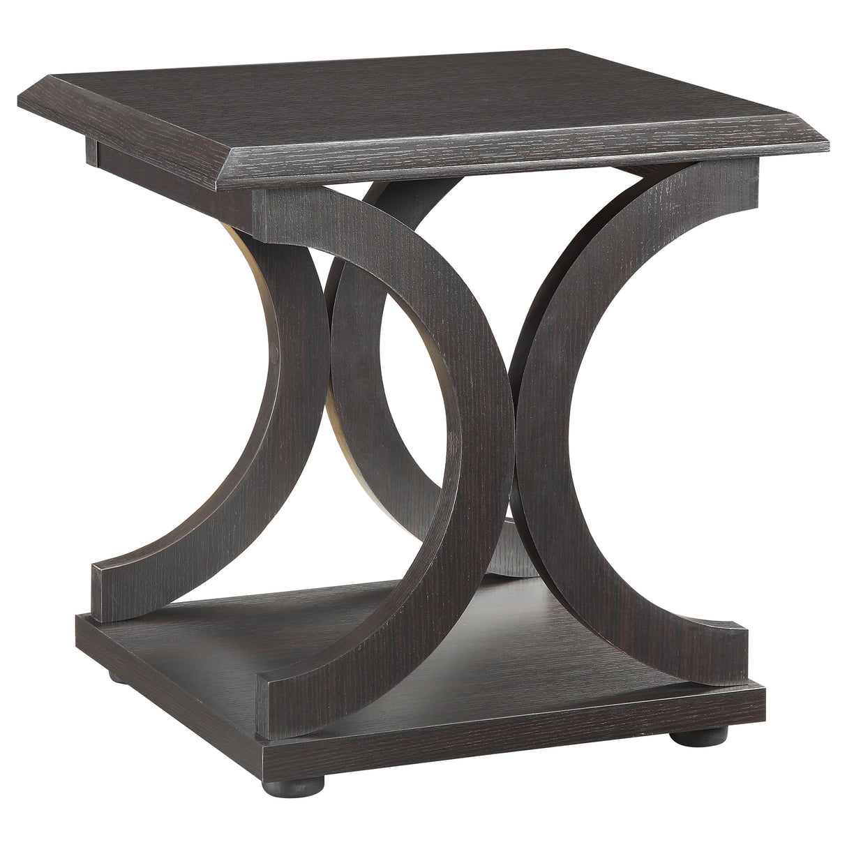 Furniture City Houma - Coaster - Shelly Rectangular Engineered Wood Side End Table Cappuccino - 703147