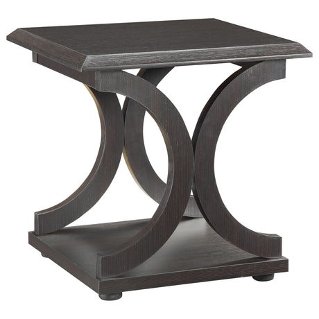 Furniture City Houma - Coaster - Shelly Rectangular Engineered Wood Side End Table Cappuccino - 703147