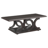 Shelly 3-piece Coffee and End Table Set Cappuccino