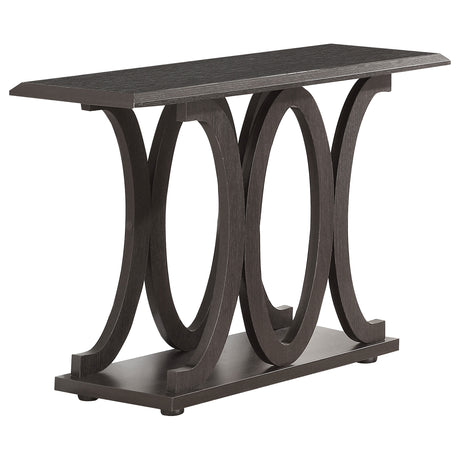 Furniture City Houma - Coaster - Shelly Engineered Wood Entryway Console Table Cappuccino - 703149