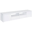 Furniture City Houma - Coaster - Jude 2-door Engineered Wood 79-inch TV Stand High Gloss White - 704262