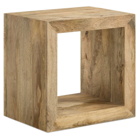 Furniture City Houma - Coaster - Benton Rectangular Solid Wood End Table Natural - 704837
